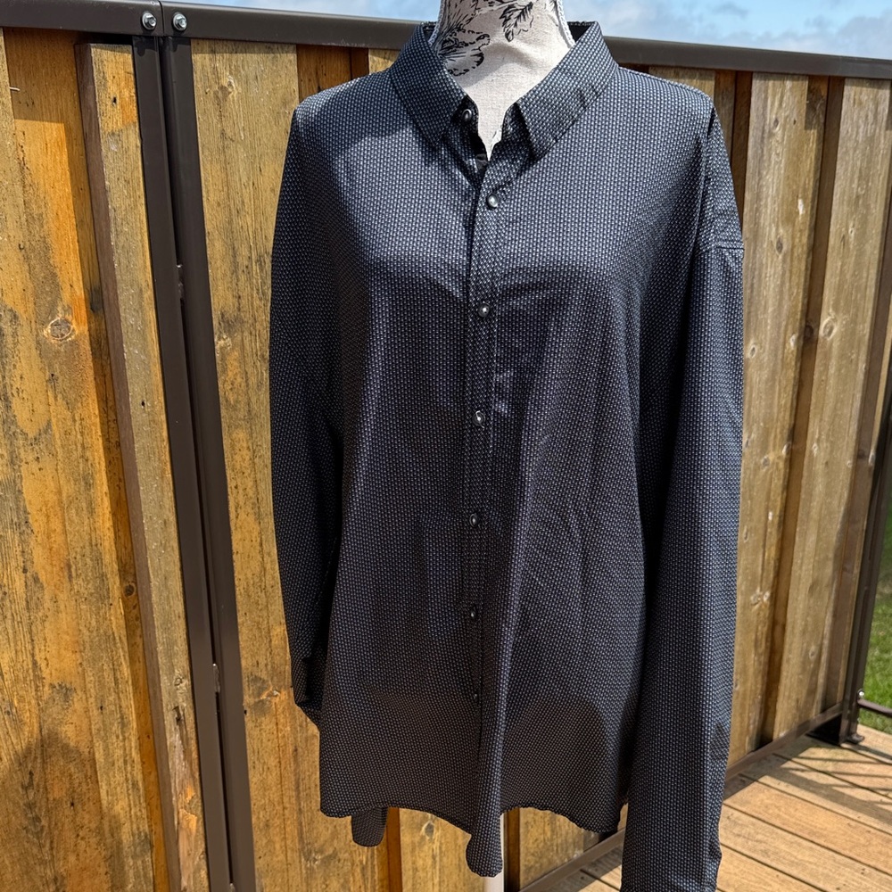 Men's Black Dress Shirt
